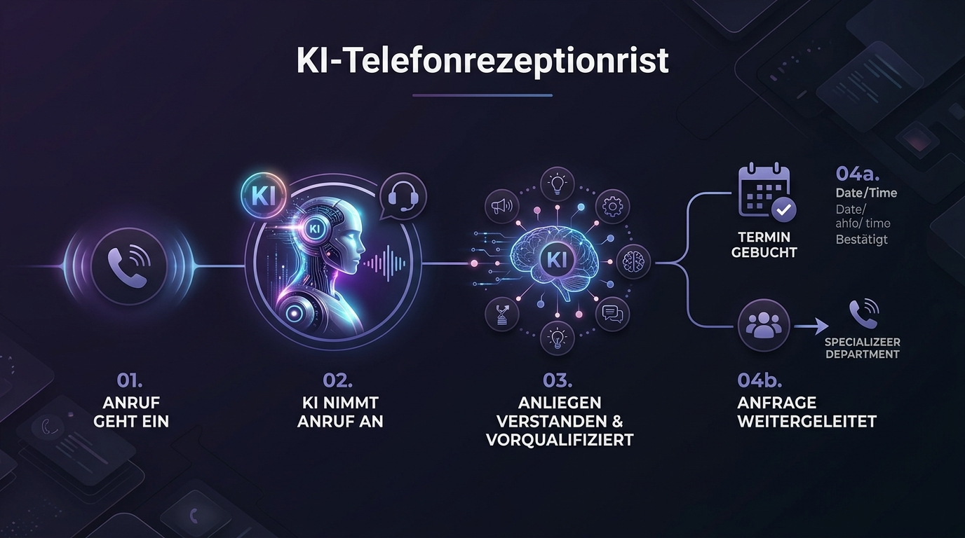 Call-Flow-Visual – Ablauf der Anrufverarbeitung